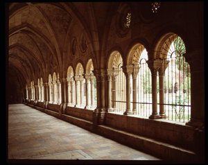 Vue du cloître de la Cathédrale Sainte Thècle à Tarragone
