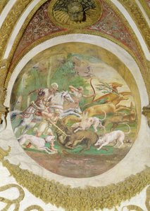Chambre des Vents, chasse au cerf et au sanglier