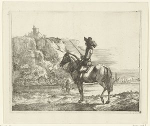 Cavalier près d