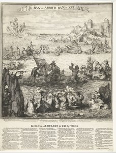 Caricature de la prise de la flotte d