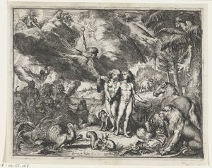 Adam et Ève au paradis - Romeyn de Hooghe