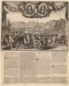 Afbeelding en waarachtigh Verhaal... (Représentation de la véritable histoire de Johan de Witt...) - Romeyn de Hooghe