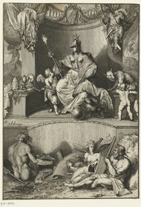 Représentation allégorique de la ville de Rome