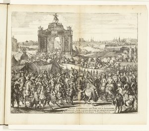 Entrée triomphale de Farnèse après la libération de Paris, 1590