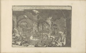 Grottes à Malte - Romeyn de Hooghe