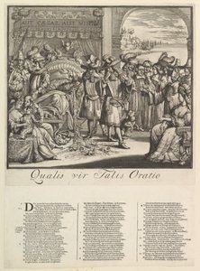 Qualis vir Talis Oratio - Romeyn de Hooghe
