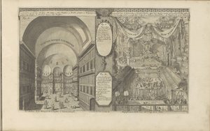 Mosquée turque à Constantinople; Cour impériale en Chine (Les Indes Orientales et Occidentales) - Romeyn de Hooghe