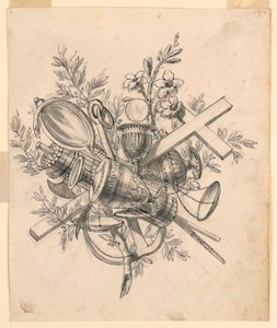 Trophée avec Symboles des Vertus