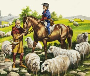 Un garçon de ferme au quinzième siècle - Ron Embleton