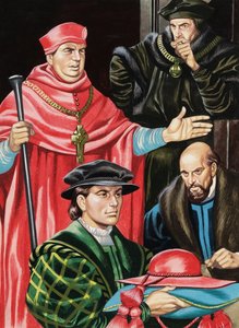 Le cardinal Wolsey et Sir Thomas More