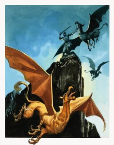 La légende de Gudrun : Hagen tue le griffon - Ron Embleton