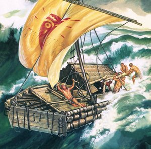 Le voyage du Kon-Tiki - Ron Embleton