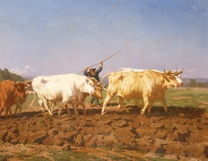 Labourage dans le Nivernais (détail)