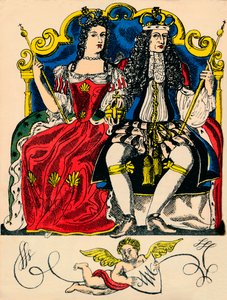 Guillaume III et Marie II, roi et reine de Grande-Bretagne et d