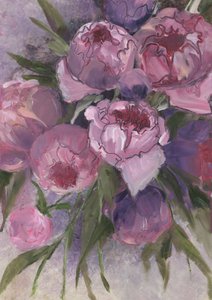Bouquet de pivoines roses - Rosana Laiz Blursbyai