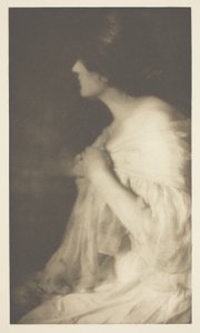 Miss M. of Washington, n° 17 du portfolio "American Pictorial Photography, Series II" (1901) ; édition 34/150 - Rose Clark