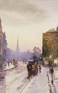 Attraper le tramway dans Nassau Street, Dublin - Rose Maynard Barton