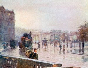 Hyde Park Corner : Jour de pluie