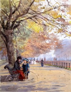 Dans The Row, hors saison - Rose Maynard Barton