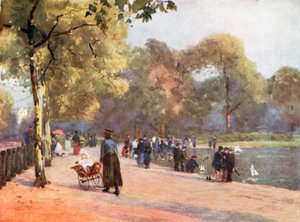 Voiliers sur la Serpentine - Rose Maynard Barton