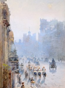 La rue St James vers le palais St James - Rose Maynard Barton