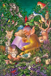 Noé et les animaux avant le grand déluge