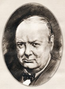Sir Winston Leonard Spencer-Churchill, des Biographies Vivantes des Hommes Célèbres - Ross Gordon