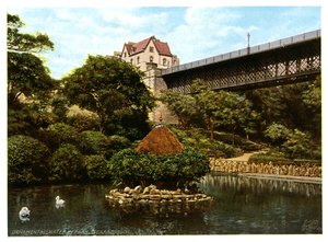 Eau ornementale dans le parc, Scarborough