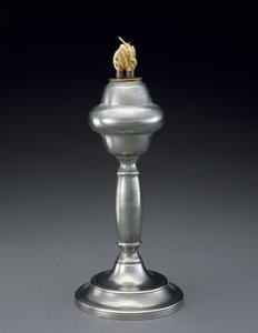 Lampe à huile, vers 1840-1860
