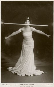 Carrie Moore, actrice australienne, vers 1900s - Rotary Photo