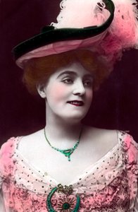 Evie Greene 1875-1917, actrice anglaise, 1906 - Rotary Photo