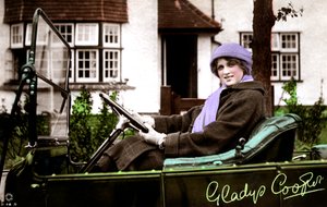Gladys Cooper 1888-1971, actrice anglaise, début du 20e siècle