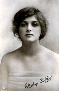 Gladys Cooper 1888-1971, actrice anglaise, début du 20e siècle