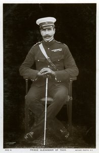 Prince Alexandre de Teck, vers 1900 - Rotary Photo