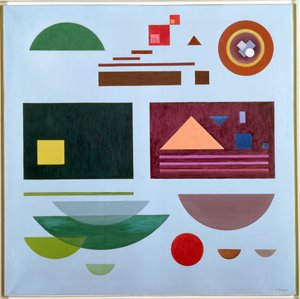 Yellow Square, vers 1936-38 (huile sur toile)