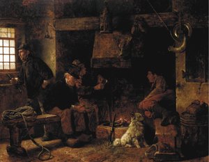 French : Attendre le repas Waiting for supper - Rudolf Jordan