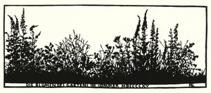 Page de Hausliches Leben, silhouettes de Rudolf Koch - Rudolf Koch