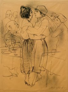 Dans la salle de danse