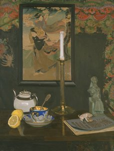 Nature morte avec chandelier