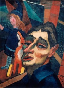 Autoportrait avec poupée