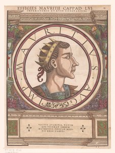 Portrait de Mauritius Cappadocius dans un cadre architectural - Rudolf Wyssenbach