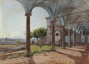 Vue de Rome depuis le couvent de Santa Onofrio - Rudolf von Alt