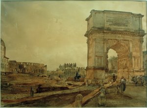 Arc de Titus à Rome - Rudolf von Alt