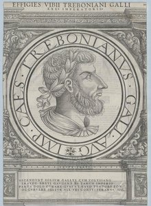 Empereur romain Trebonianus Gallus (impression) - Rudolph Wyssenbach
