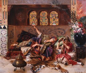 Dans le harem - Rudolphe Ernst