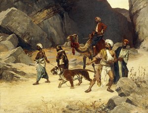 La chasse au tigre, 1896 - Rudolphe Ernst