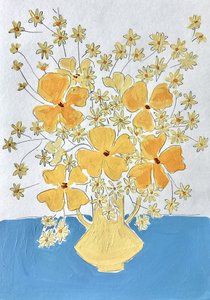 Nature morte jaune vif - Rushati Chowdhury