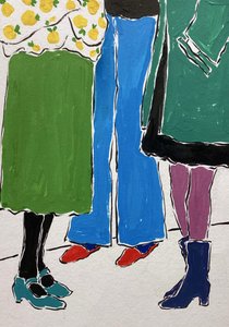 Des amis hauts en couleur - Rushati Chowdhury