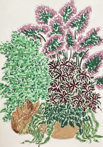 Plantes en pot aux couleurs vives - Rushati Chowdhury