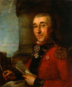 Portrait du général comte Alexey Arakcheyev, fin du 18e siècle